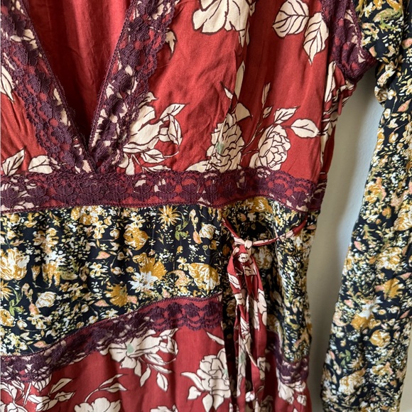 Free People Tilda Wrap Floral Dress - Picture 6 of 8